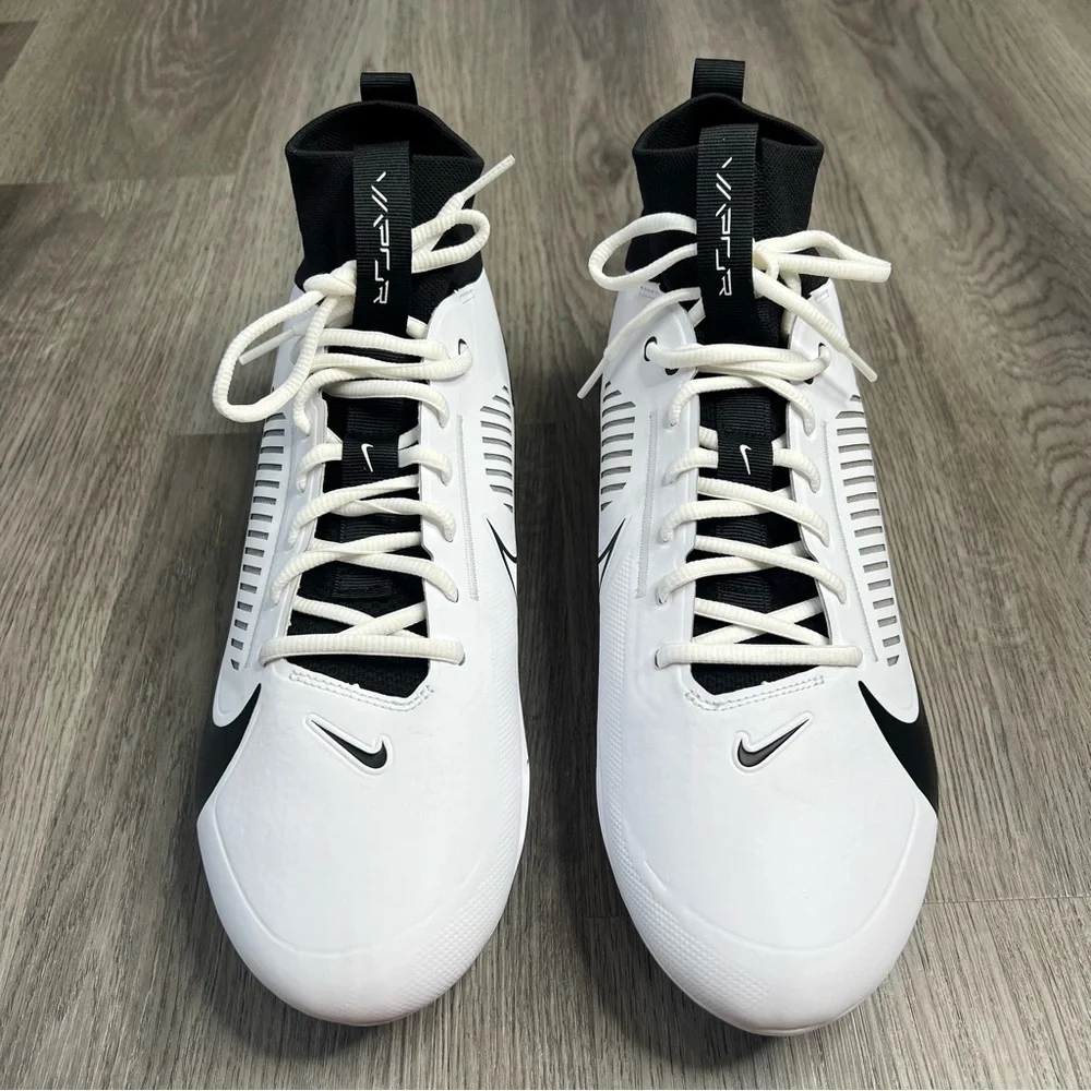 New Team Issued Nike Vapor Edge Pro 360 2 White Football FZ4267-100 Mens Size 14